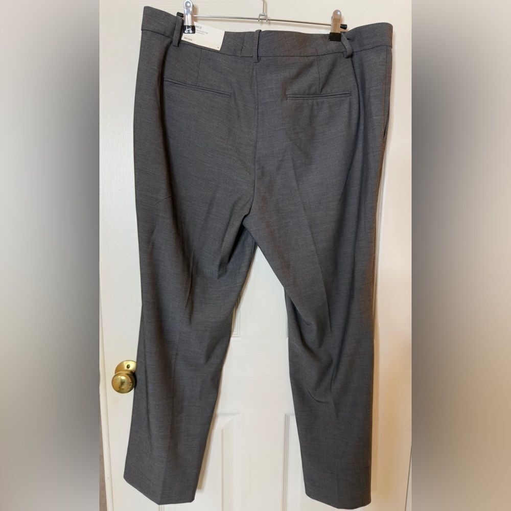 NWT Ann Taylor Women's‎ Pants Trousers Slim Ankle Mid Rise Dark Grey Size 16 - Picture 5 of 10